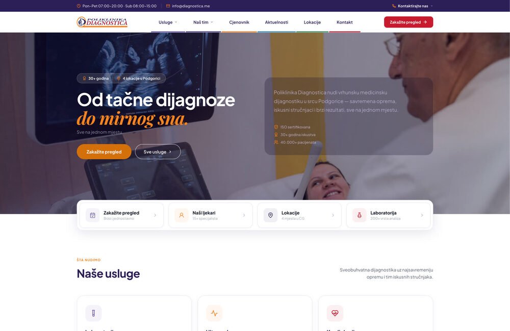 Poliklinika Diagnostica platform